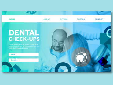 visual appeal of medical website design img